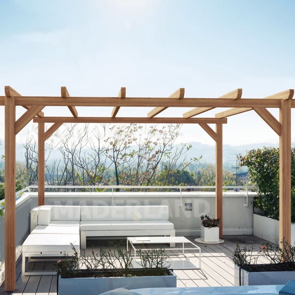 Pérgola de Madera Laminada Sitges