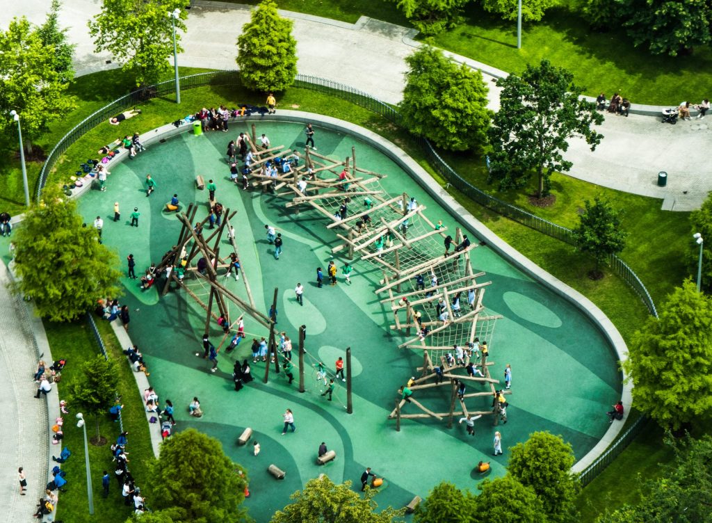 pavimento infantil para zona de juegos de niños