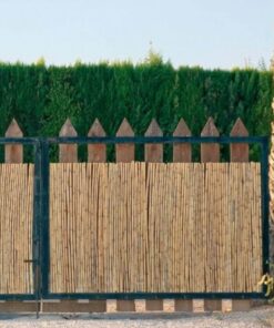 Separación-jardín-bambú-natural-caña-completa