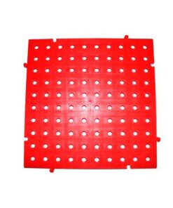 placa pvc de color rojo 50x50x2.5 centimetros
