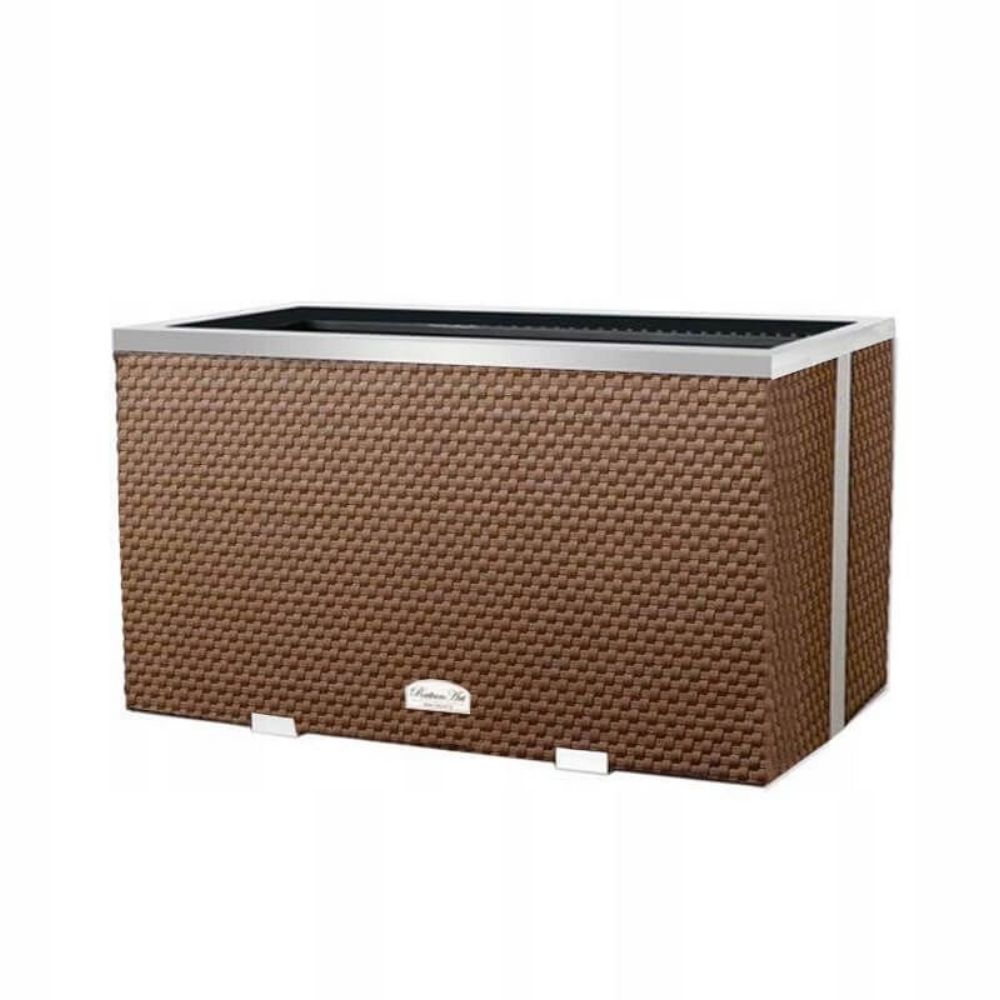 jardinera-ratan-marco-aluminio-miel-70x38x40-cm jardinera-ratan-marco-aluminio-miel-70x38x40-cm