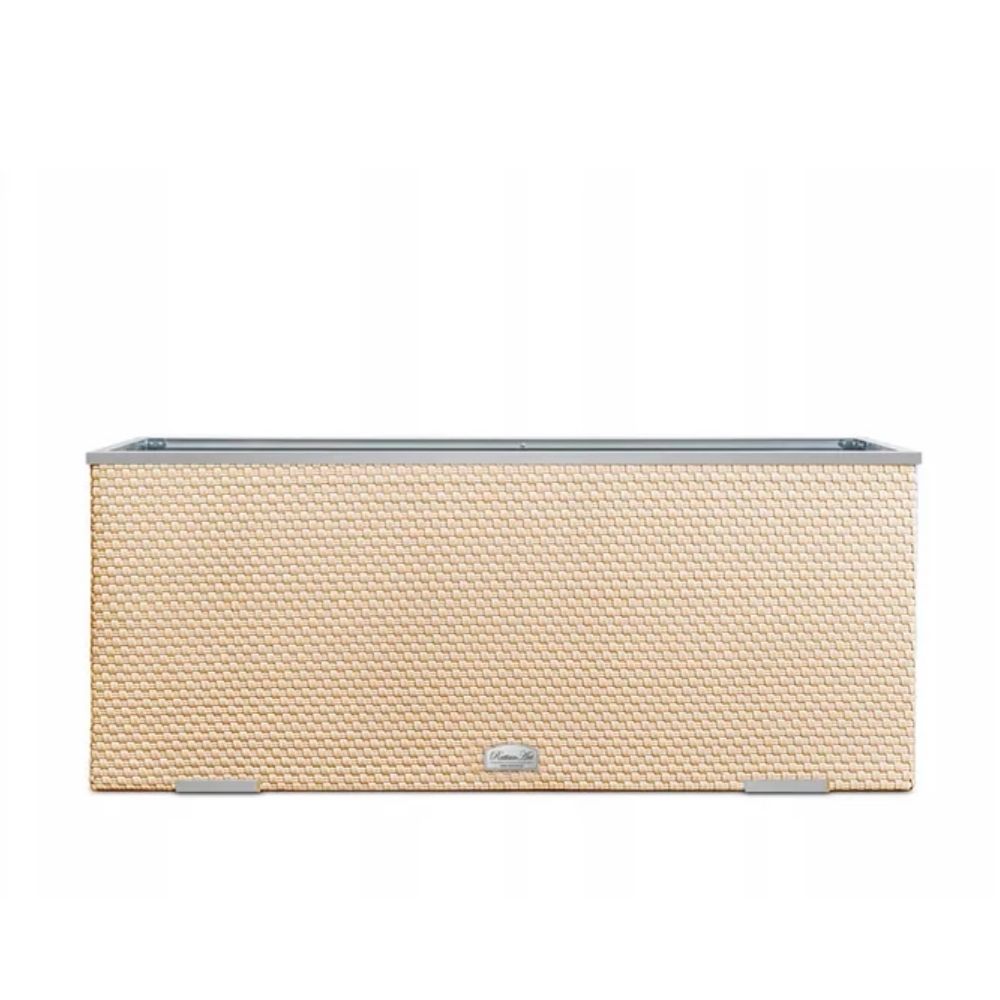 jardinera-ratan-marco-aluminio-beige-98x25x34-cm jardinera-ratan-marco-aluminio-beige-98x25x34-cm